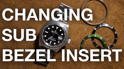 how to change dial on rolex submariner|genuine rolex submariner bezel insert.